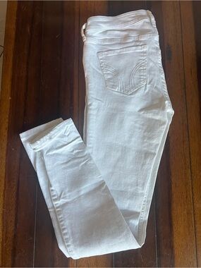 Hollister Women's White Skinny Jeans